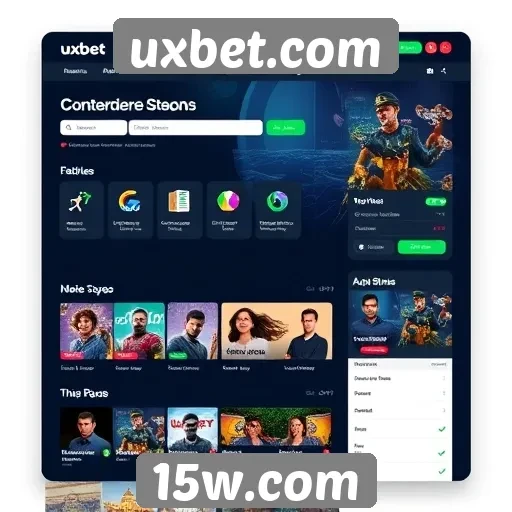 Análise da interface de usuário do uxbet.com